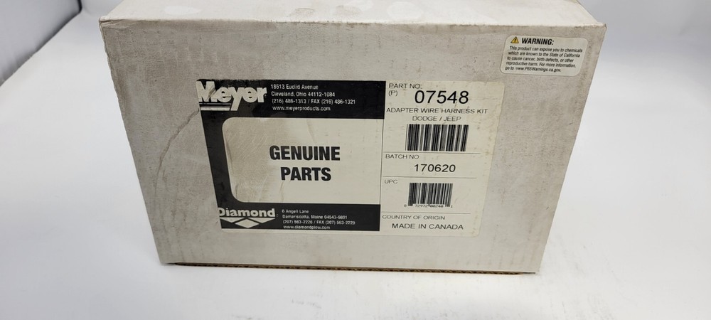 07548 Meyer Nite Saber Headlight Wiring Module Kit