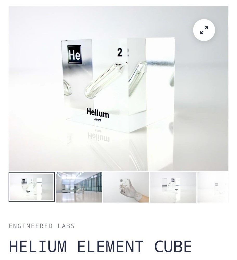 Engineered Labs Helium Element Cube