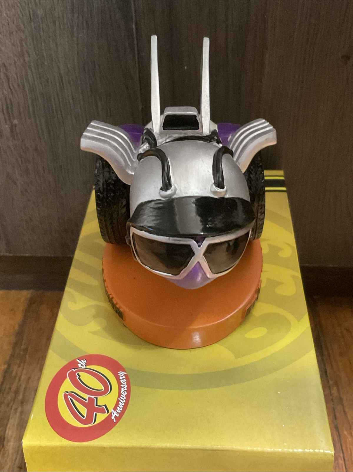 New Dodge Super Bee Bobblehead Purple Plum Bent Rod Garage Shaker Mopar