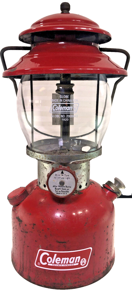 Coleman Model 200A Cherry Red Lantern Born 05/72