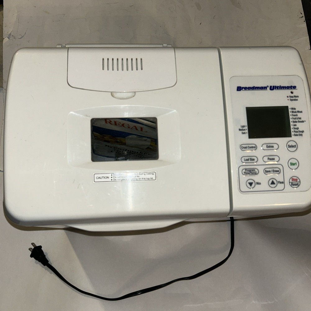 Breadman Ultimate TR2200C Bread Machine Maker Baking Automatic