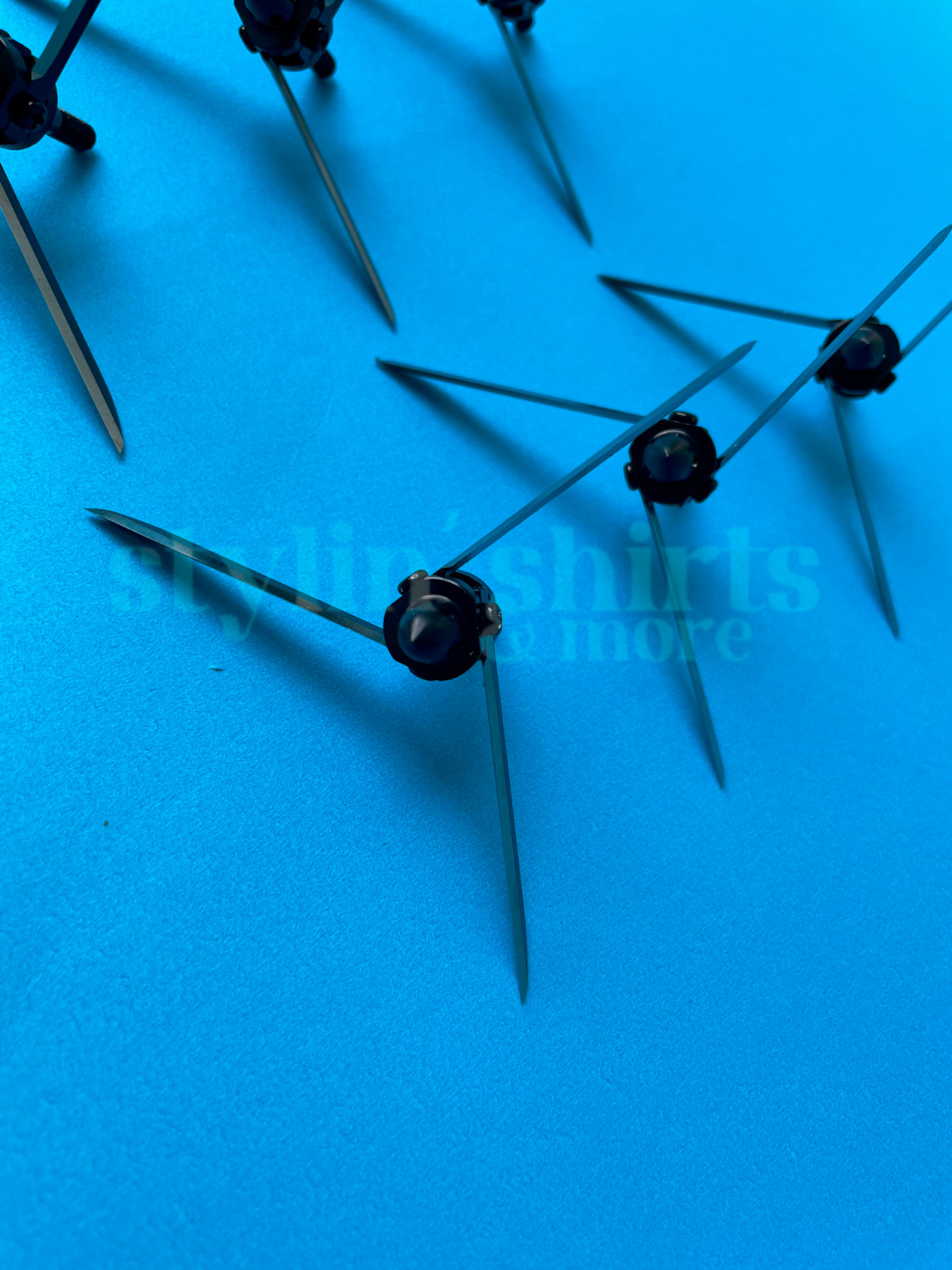 Turkey Head Hunting Point Archery Fixed Three Blade Broadheads 125 Grain 3 3/4"