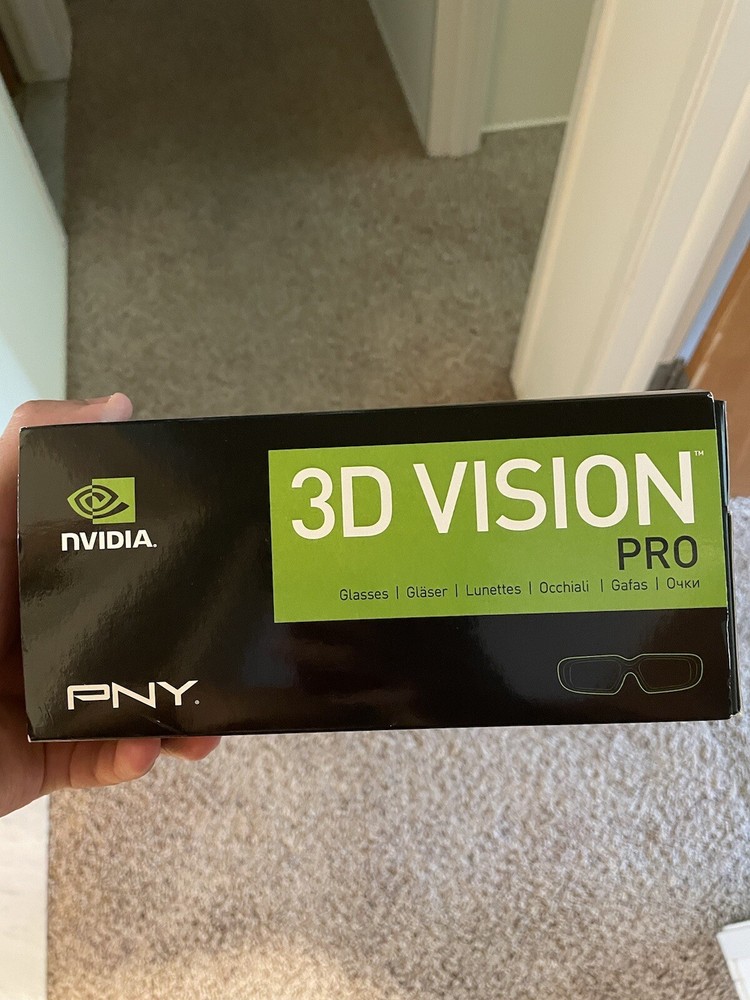 NVidia 3D Vision Wireless Glasses, New In Box!