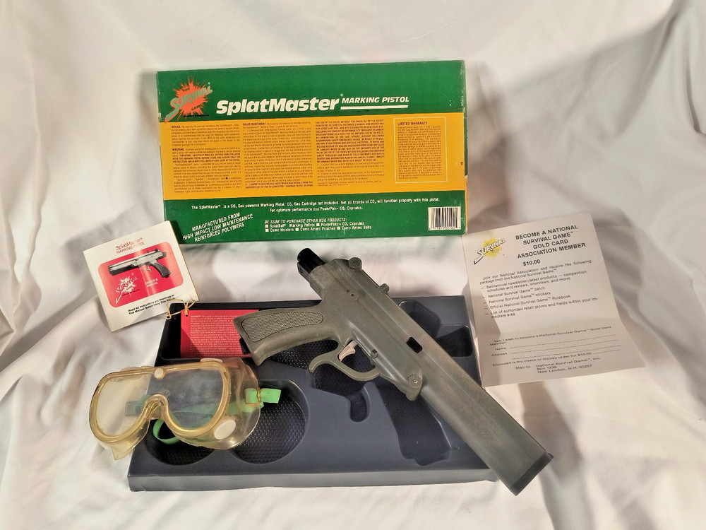 VINTAGE SPLATMASTER PAINTBALL GUN