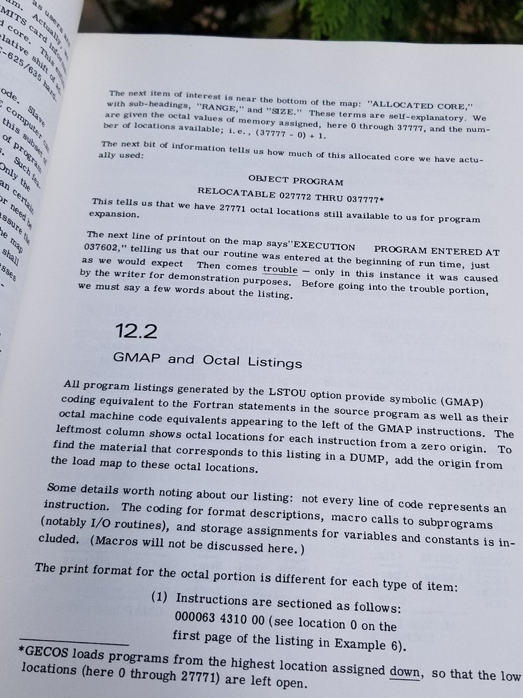 VINTAGE ELECTRONICS BOOK 1966 FORTRAN IV MULTI PROGRAM SYSTEMS GE-600 COMPUTER