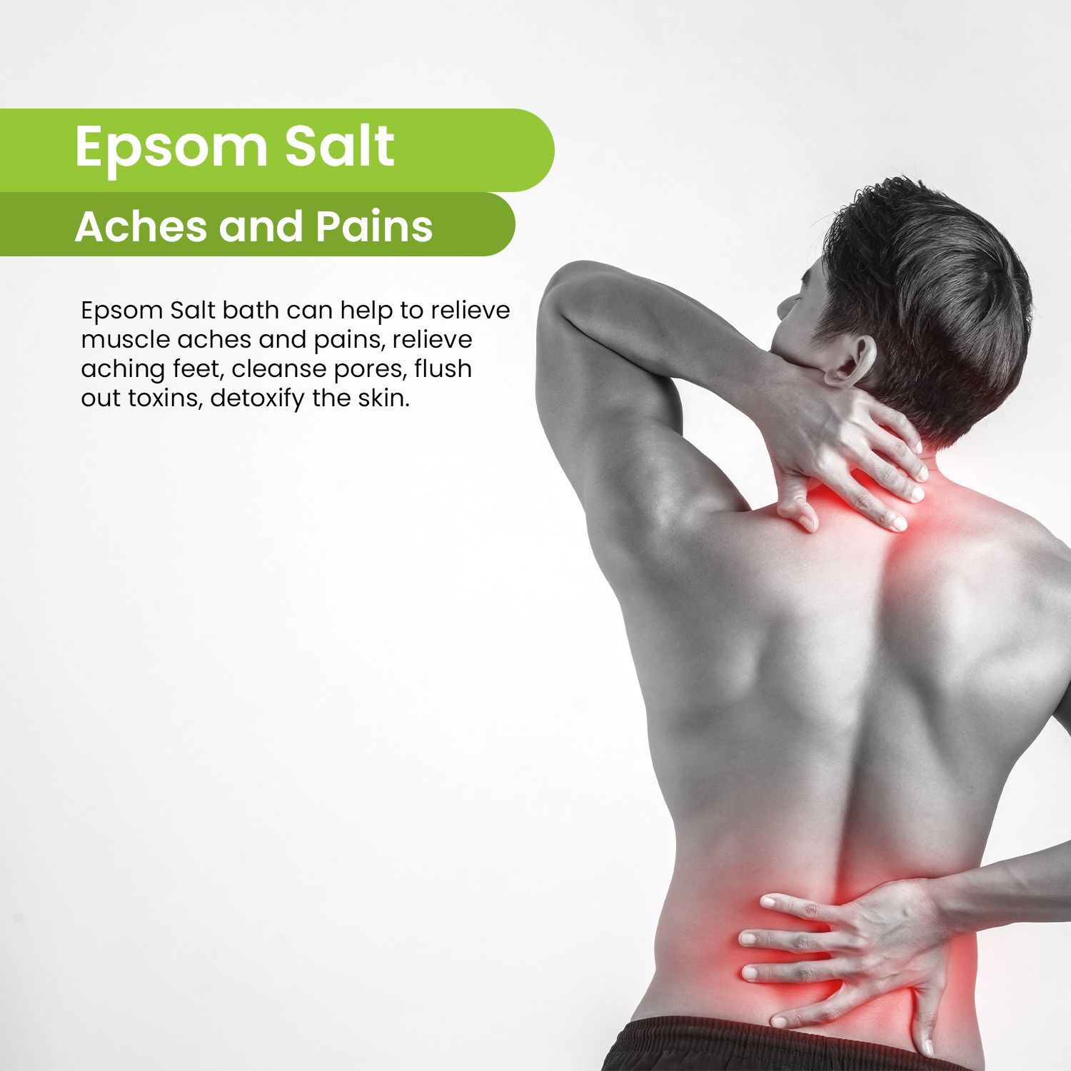 Soapeauty Epsom Salt (Magnesium Sulfate) 100% pure natural USP grade