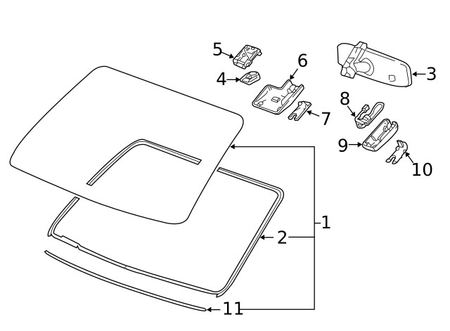 Genuine GM Front View Camera 84159610