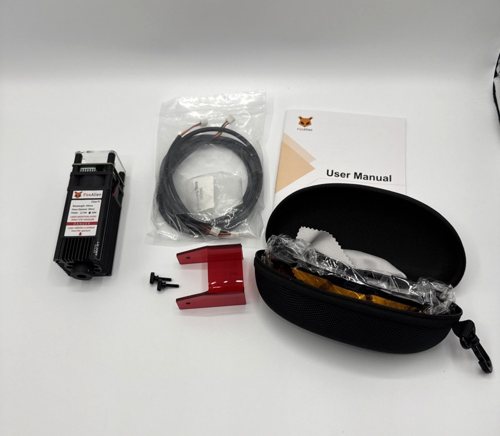 20W Fixed Focus Blue Laser Module Kit