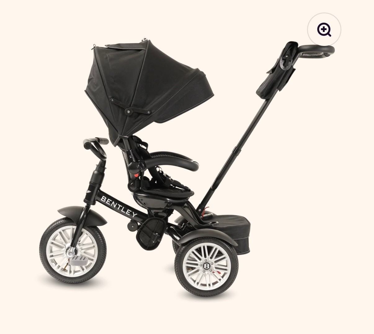 Convertible stroller - Bentley 6 in 1 Convertible Tricycle - Onyx Black