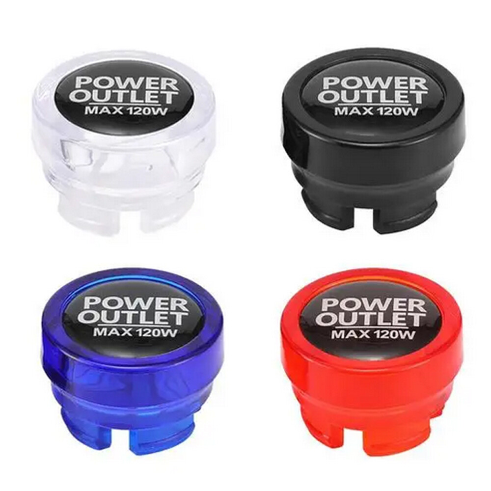 Car Interior Cigarette Lighter Cover Power Outlet Button Socket Plug Cap Cover
