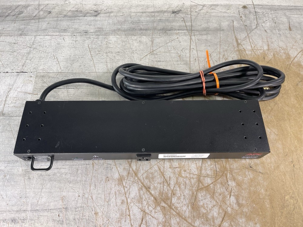 APC NET9RMBLK 8-OUTLET RACKMOUNT SURGE ARREST PROTECTOR