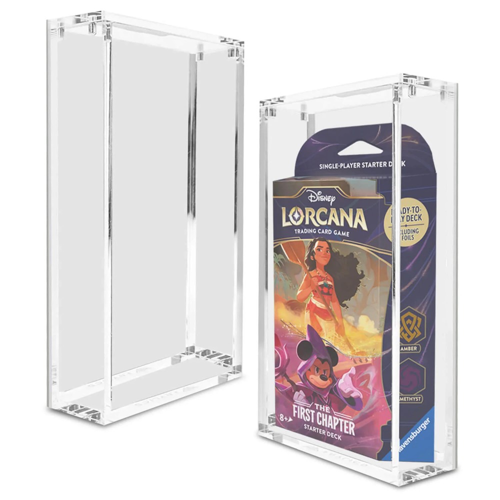 1x Acrylic Display Case for Lorcana Starter Deck Protective Box