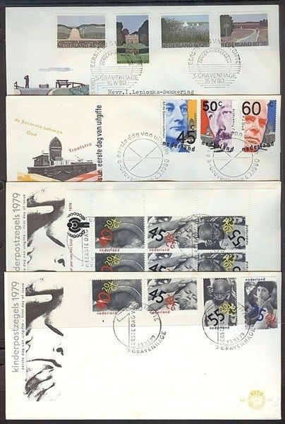 NETHERLANDS FDC’s (x8) (ID:383/D27655)