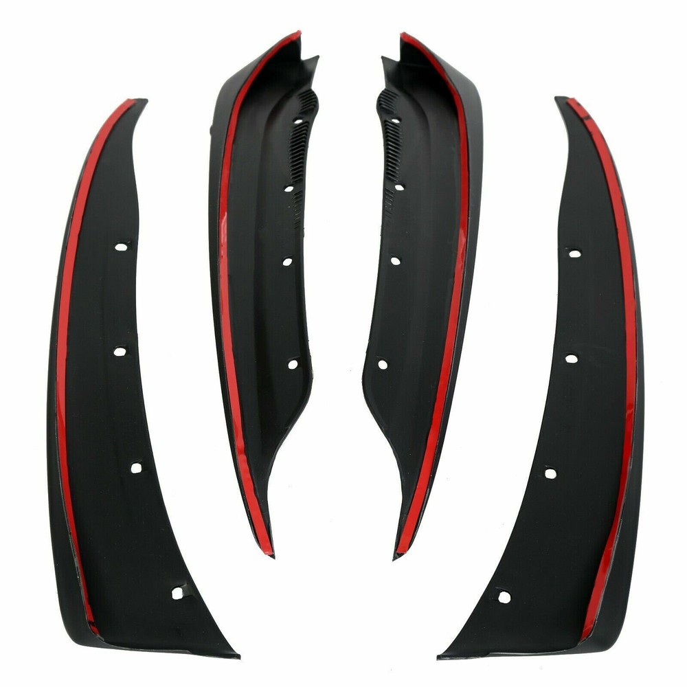 Front And Rear Mud Flaps Molded Splash Guards Fit 2005-2013 C6 Corvette