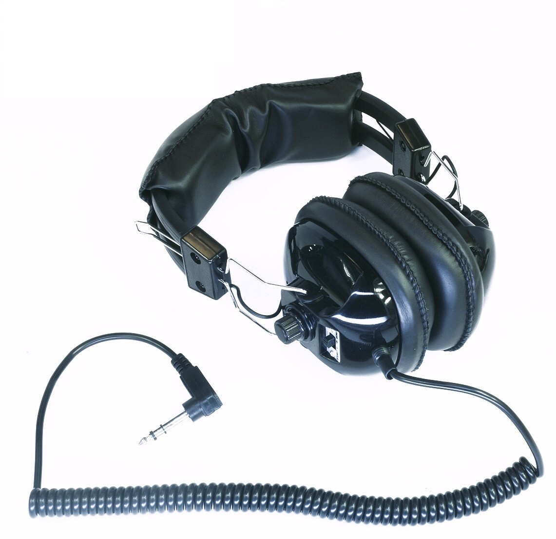 White's 1/4" Angled Plug Metal Detector Headphones for Treasure Hunting