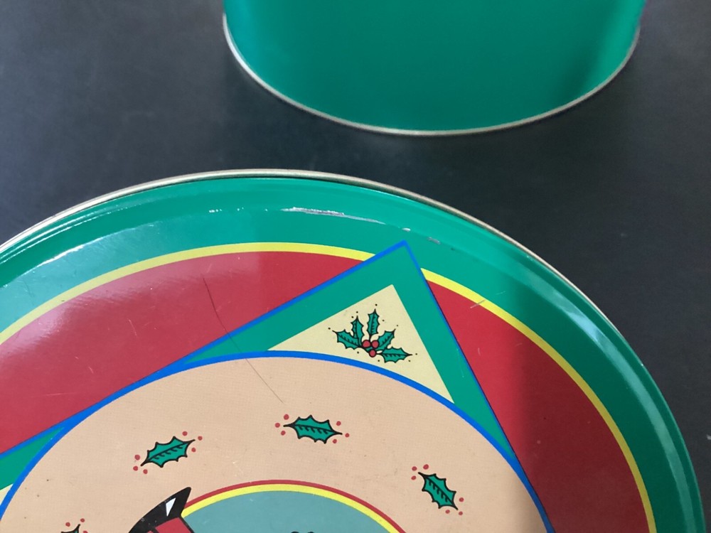 Tin Soldier Round Metal Tin
