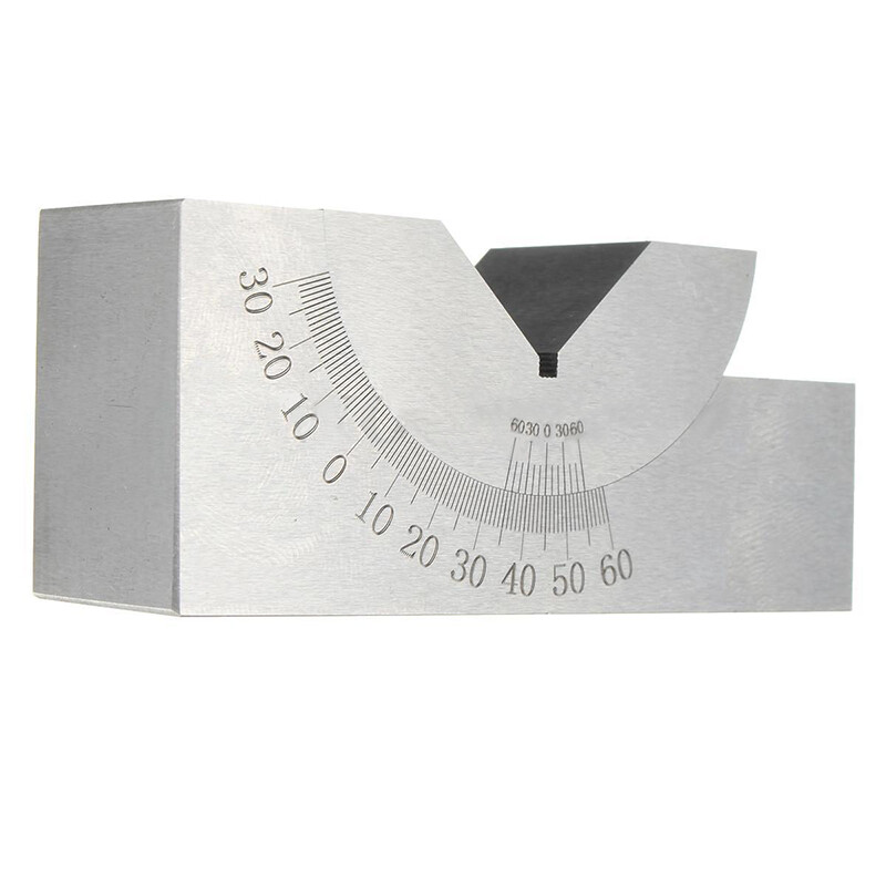 0°-60° Adjustable Angle Block Set V Angle Gauge Block Precision Micro Milling AO