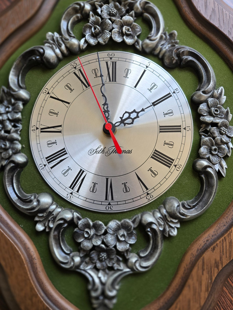 MCM Seth Thomas Baroque Wall Clock #OSSH