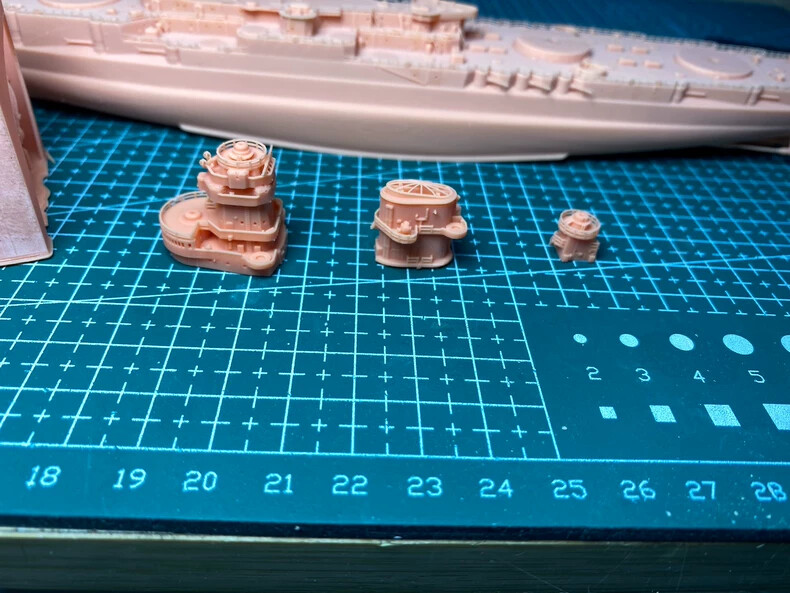 3D Printed 1/700 Soviet battleship Navarin Unpainted Model Kit HOT