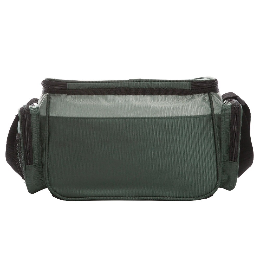 Soft Sided Fishing Tackle Bag with Two Medium Tackle Boxes, Durable Polyester