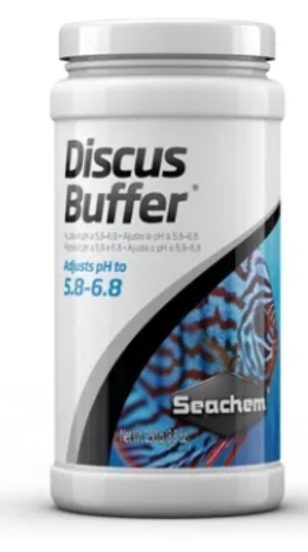 Seachem Discus Buffer 250 grams Adjusts pH to 5.8 - 6.8 Ideal for Discus Fish