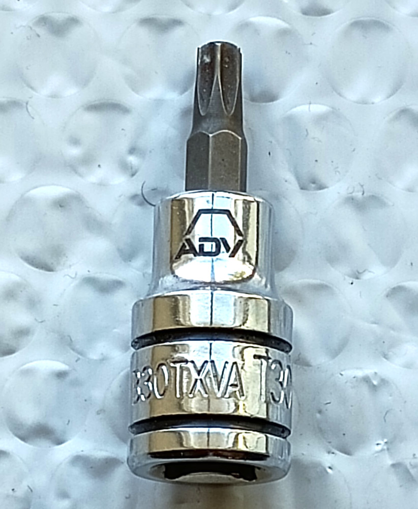 MATCO TOOLS "ADV" B30TXVA, 3/8" SOCKET DRIVEN, T30 TORX BIT.