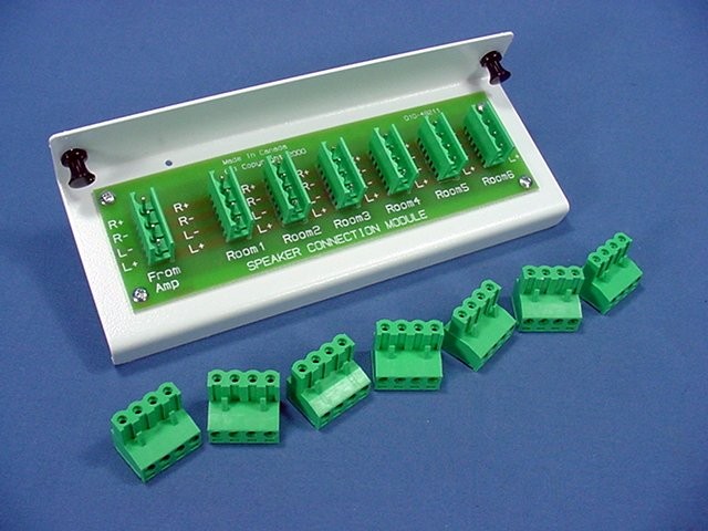 Leviton 48211-6A Structured Media 6-Zone Speaker Distribution Control Module