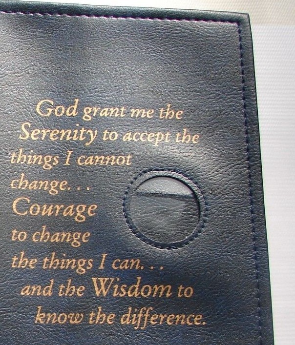 Narcotics Anonymous Basic NA Text Blue Serenity Prayer Book COVER 6th Edition