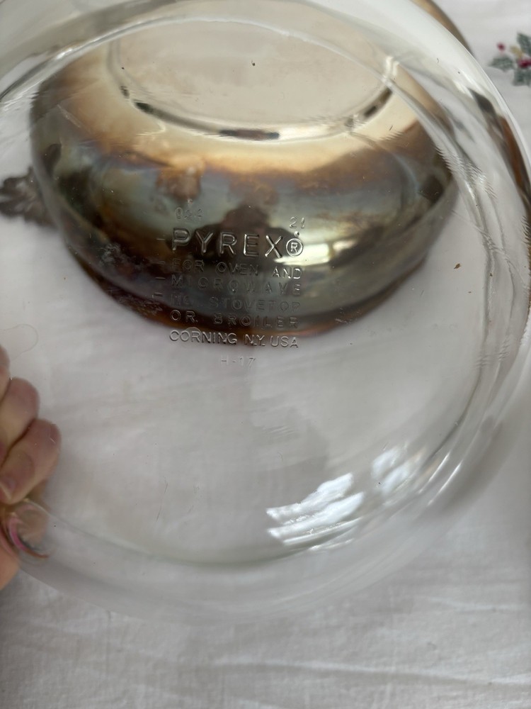 Sheffield Silver #1128 Serving Bowl With Lid & Pyrex Dish