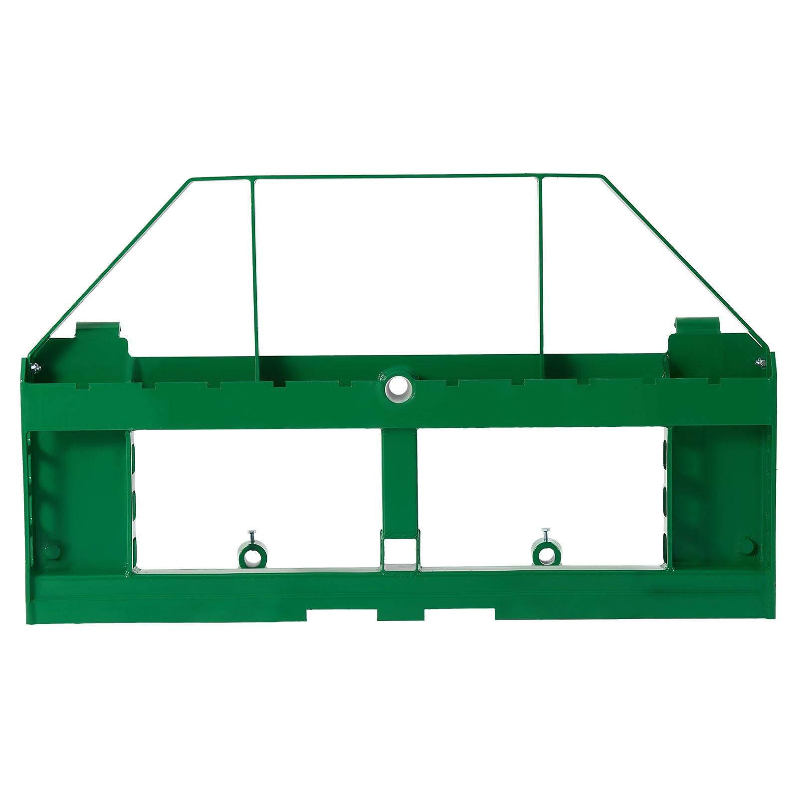 VEVOR Skid Steer Pallet Frame with Hitch Receiver & Spear Sleeves for JD Loaders