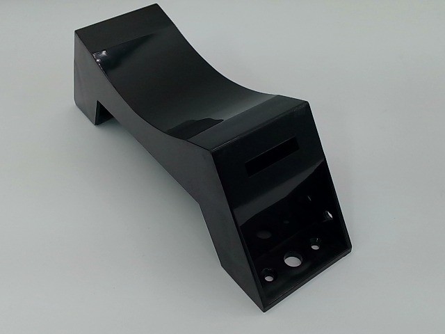 ResOne Cylinder Wall Mounted Bracket With Extra Straps Black