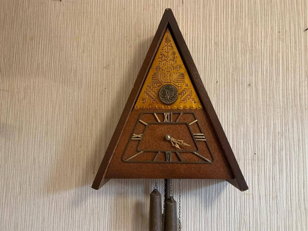 Soviet Vintage Cuckoo clock, USSR clock, Soviet working clock, Mechanical clock
