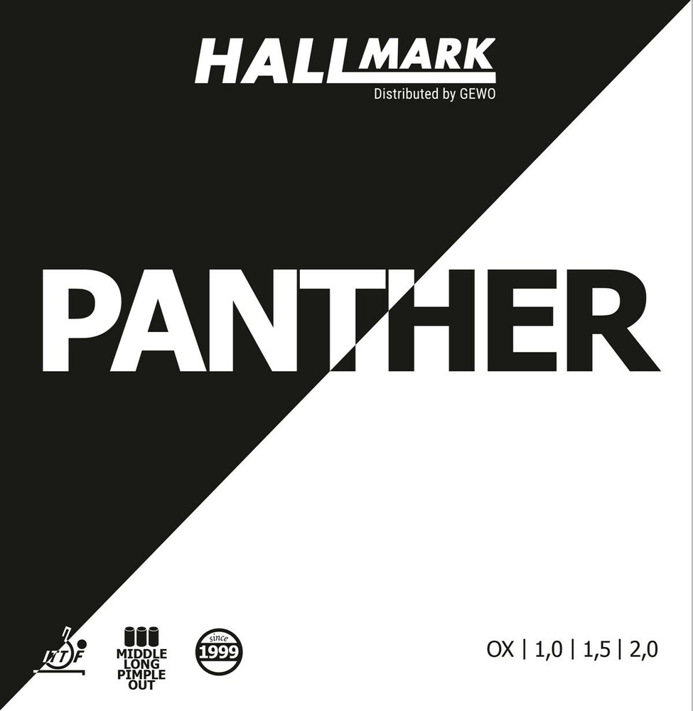 Hallmark medium pips-out PANTHER rubber