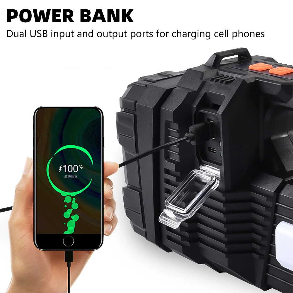 Portable Super Bright LED Searchlight Handheld Spotlight Flashlight Rechargeable