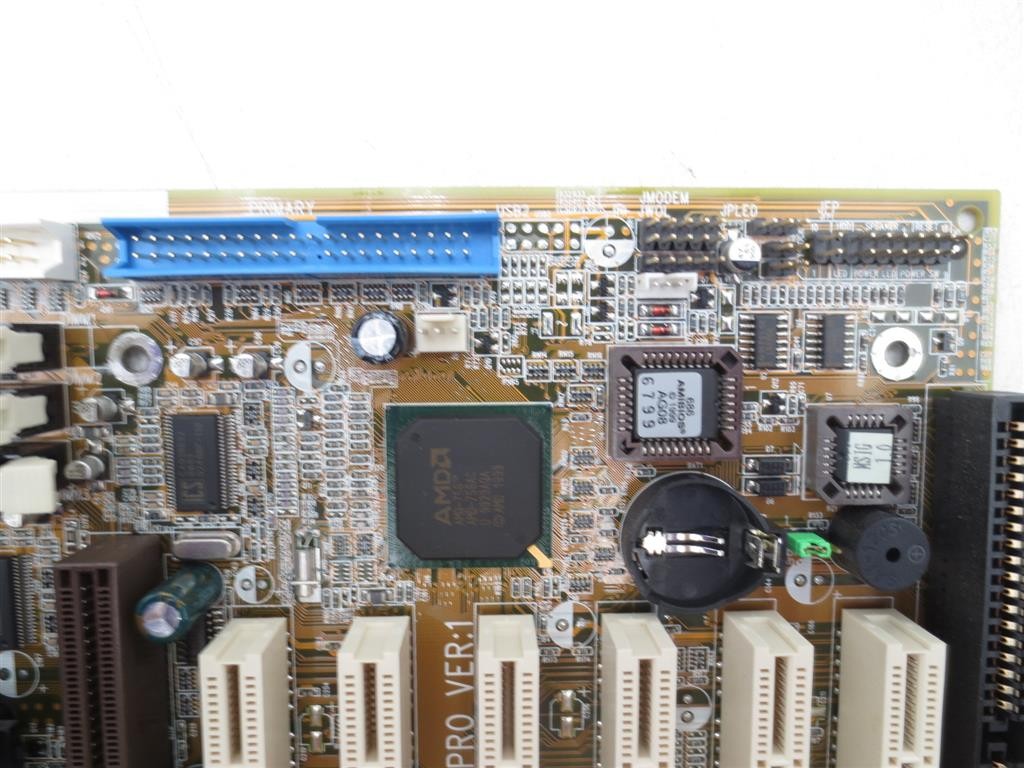 MSI MS-6195 K7 Pro Ver: 1 Slot 242 ATX Motherboard Athlon 650 256MB RAM