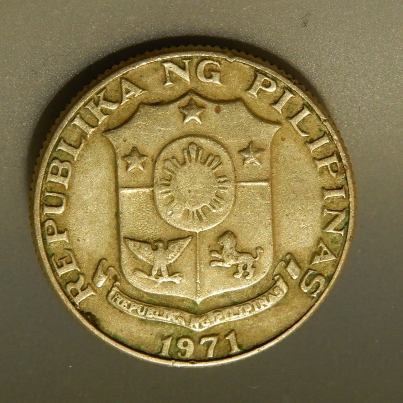 1971 Philippines 25 Sentimos Coin