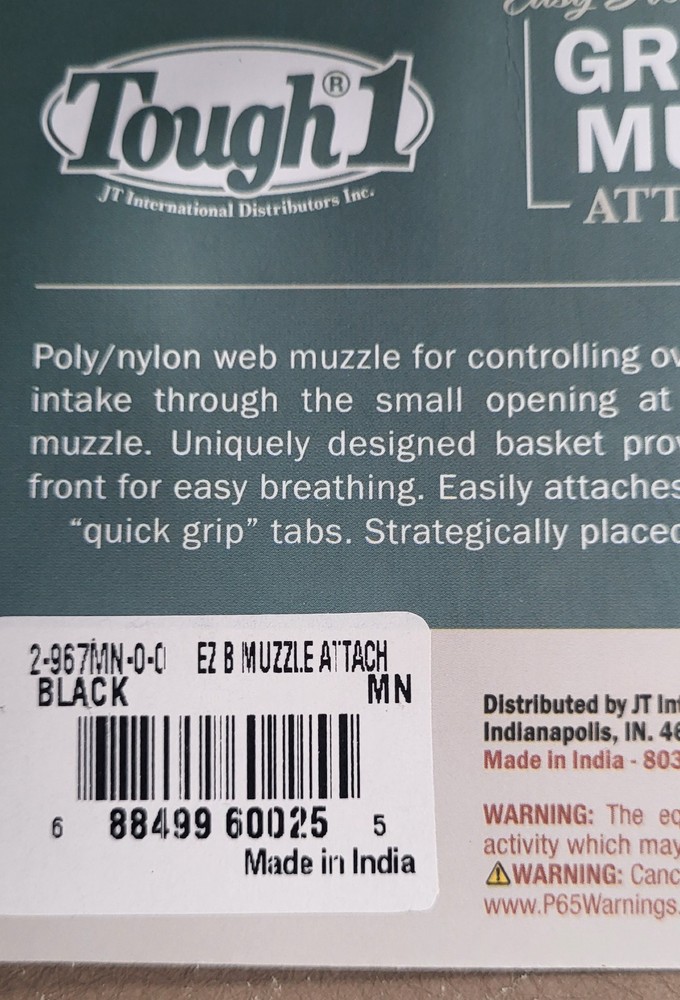 Tough1 Easy Breathe Grazing Muzzle Attach - Mini