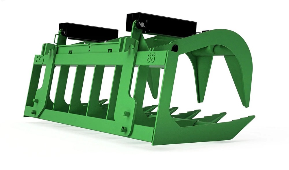 66" John Deere Two-Cylinder Root Grapple