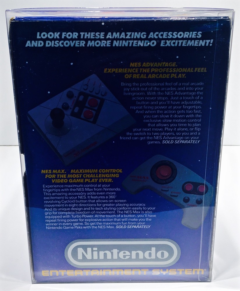 1 Console Box Protector For NES POWER SET Clear Custom Nintendo Display Boxes