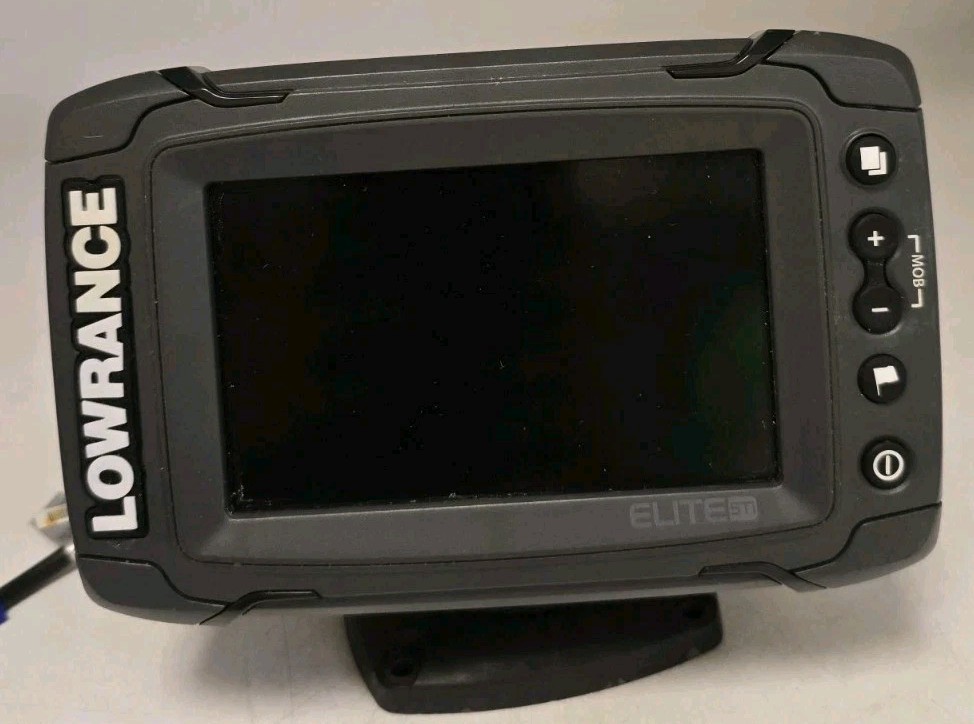 Lowrance Elite-5TI Chartplotter Fishfinder Head Unit w/ Cover DEPTH DOESNT WORK