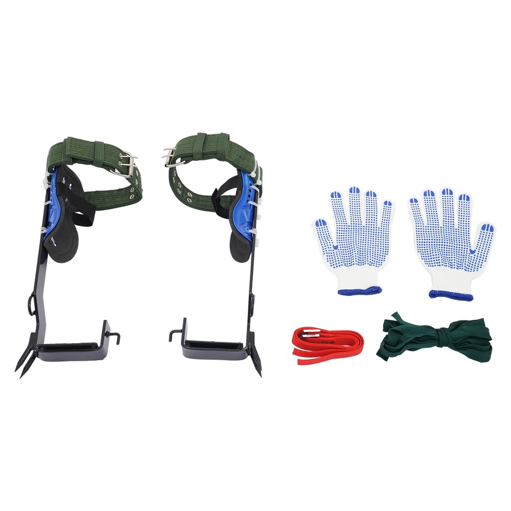 Adjust Tree/pole Climbing Spike Set Tree Climbing Tools W/ Rope Protective Belt