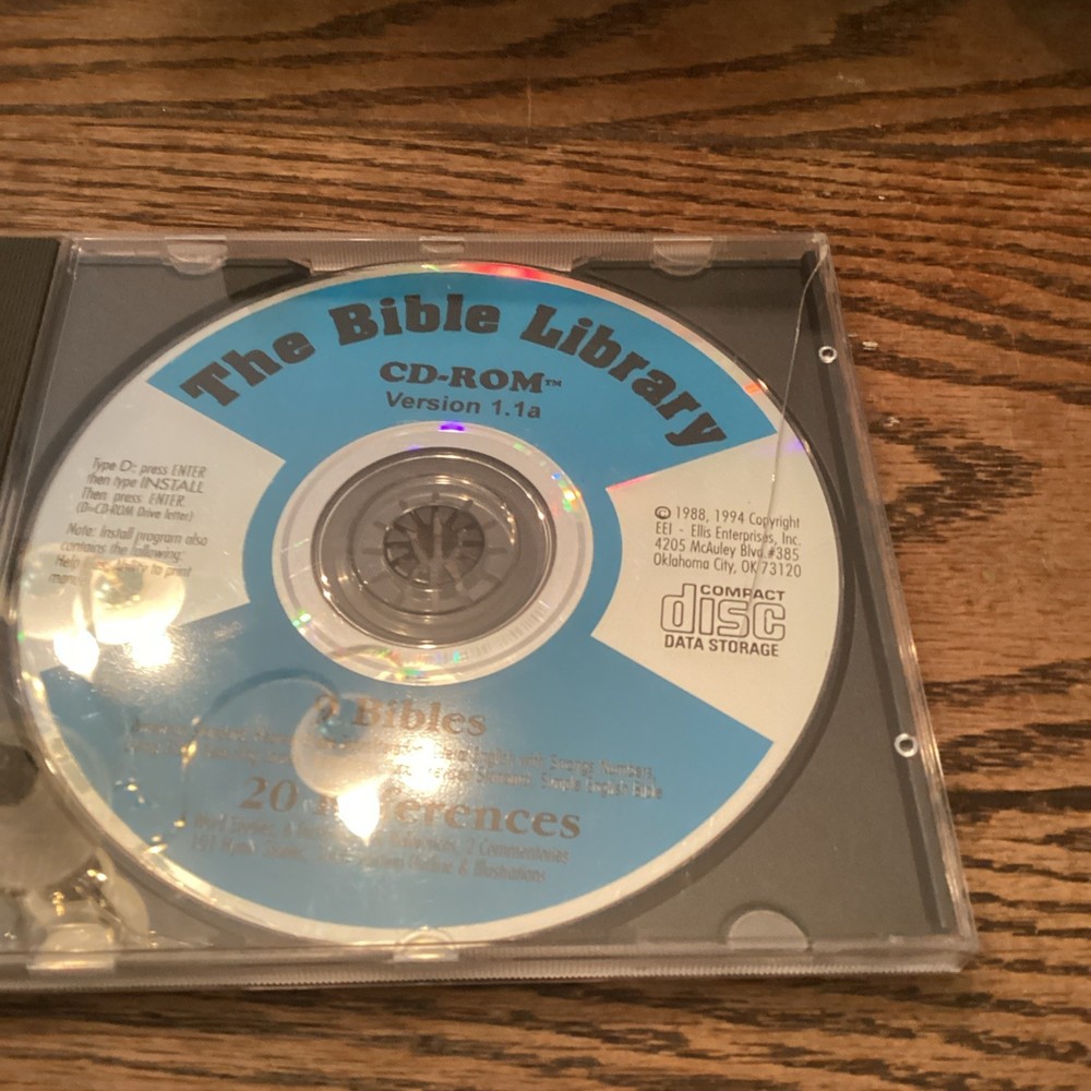 The Bible Library: - (1994) - Used CD-ROM 12