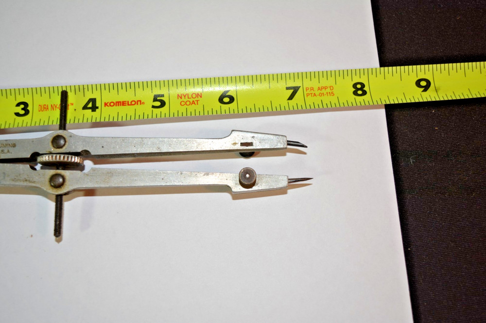 Bruning Germany Drafting Compass. Vintage.