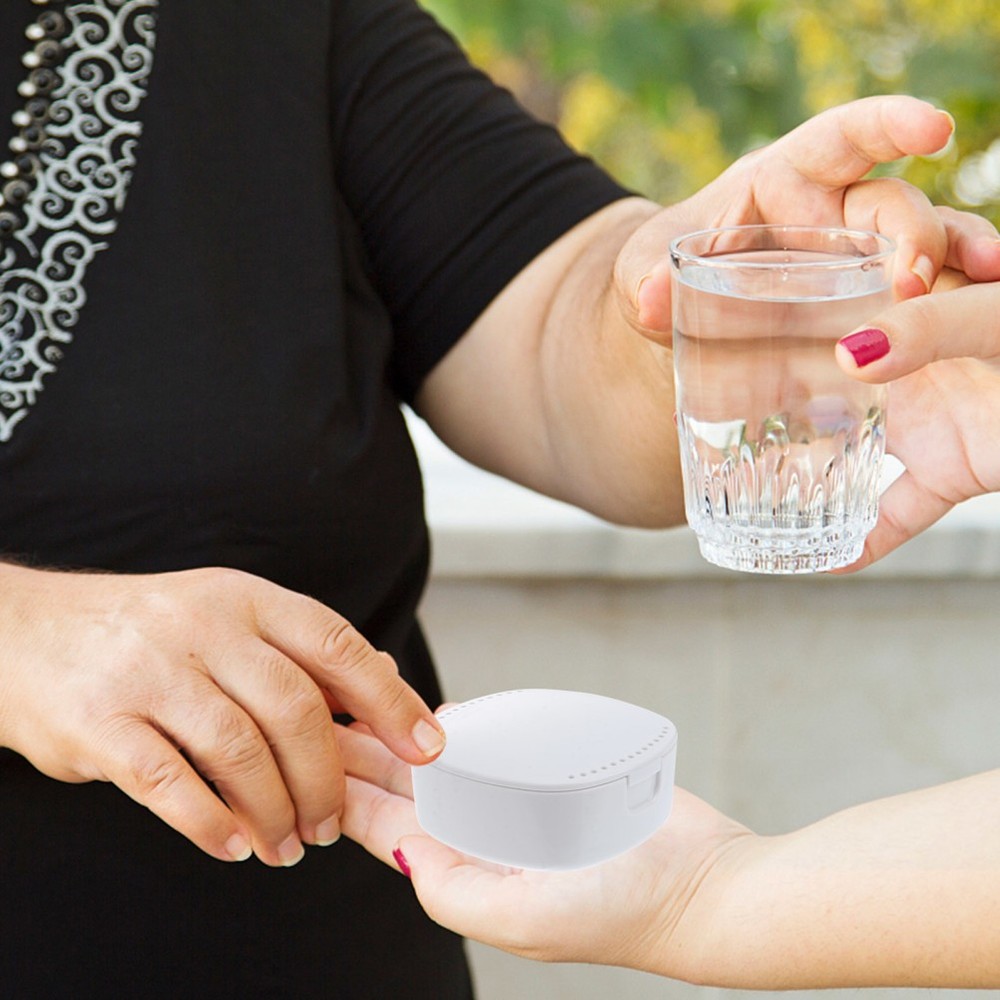 Retainer Case with Storage Denture Container Accessories