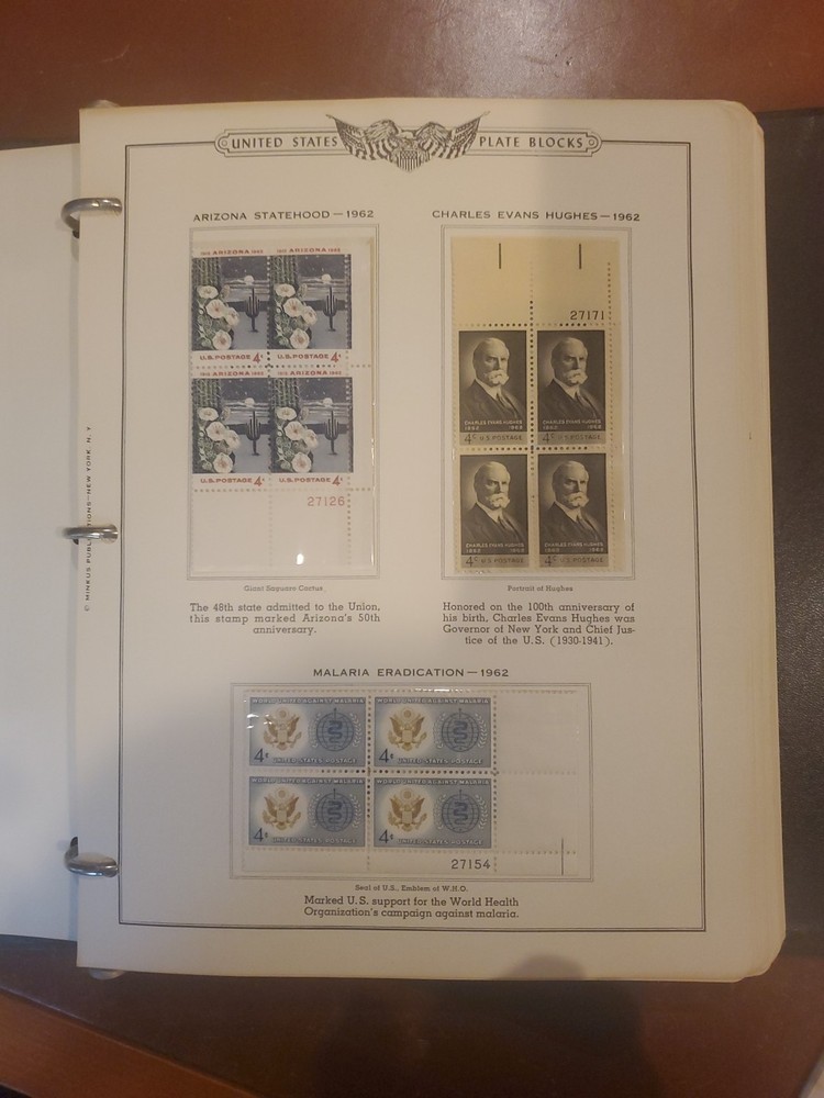 American Plate Block Minkus Album Volume IV 1961 To 1970 146 Plate Blocks MNH