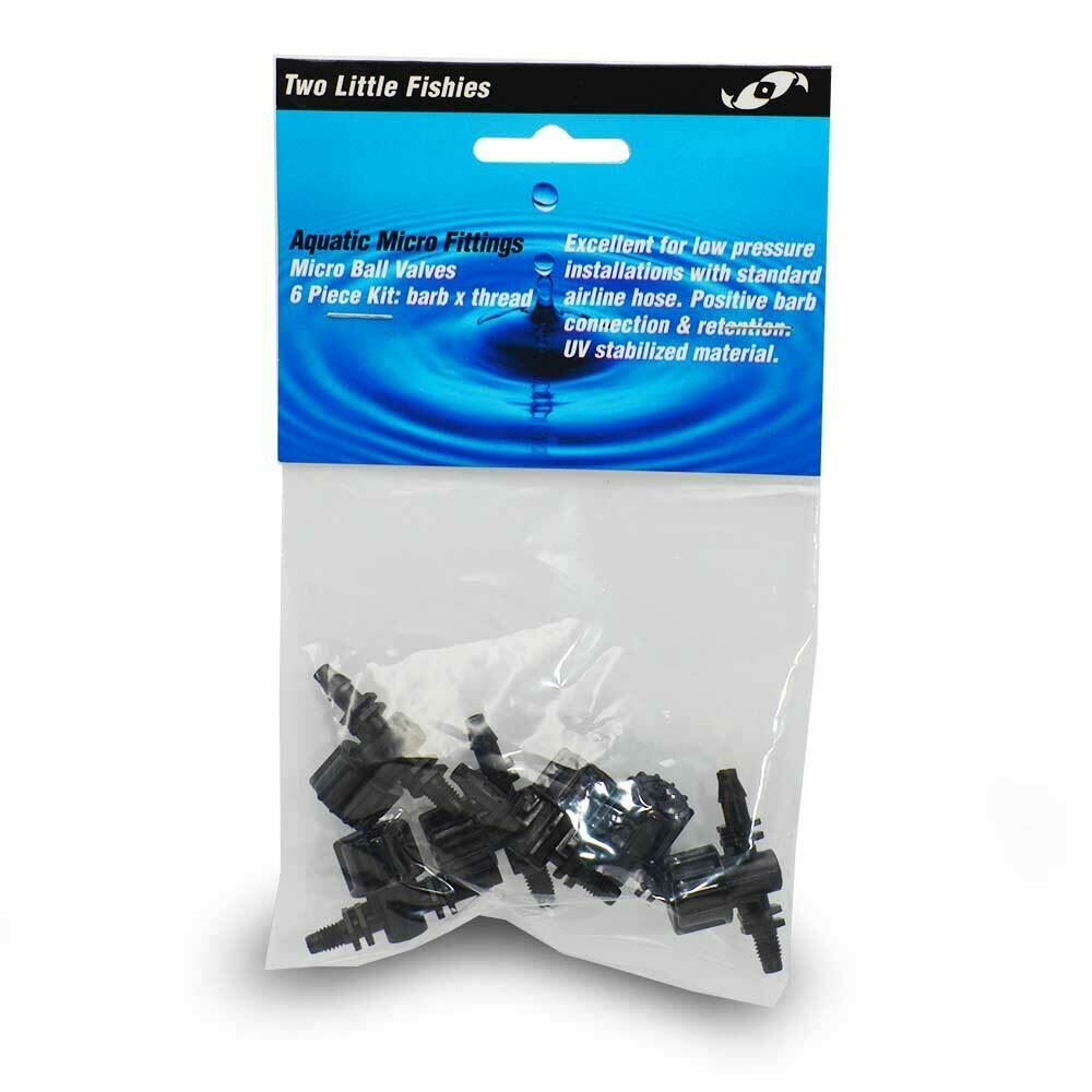 Micro Valves - Barb x Thread - Two Little Fishes