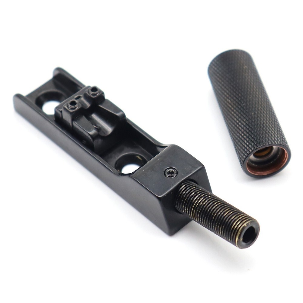 6 String Single String Bass Bridge Headless Individual Bridges and Nuts Black