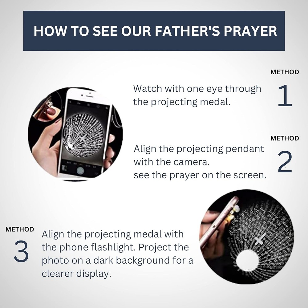 Hematite Black Stone Beads Rosary Necklace with St Michael Centerpiece, Crucifix