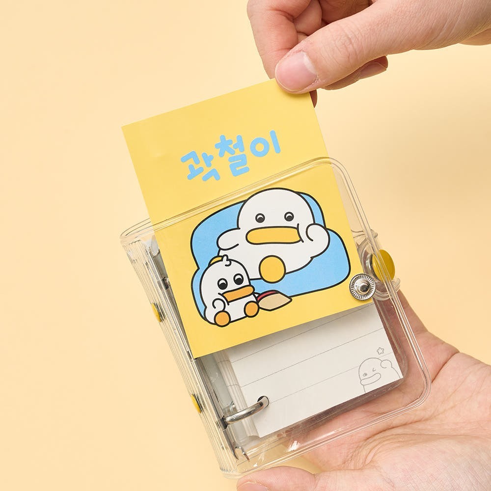 Qwakcheol Mini 3-Ring Binder Journal & Diary