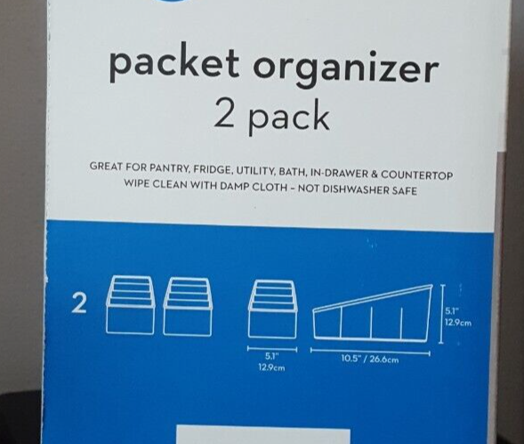iDesign 2 Pack Packet Organizer